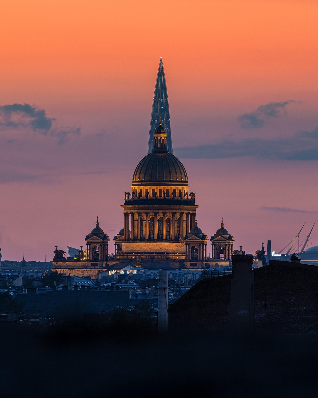 saint isaac cathedral, st petersburg, building, russia, museum, skyscraper, architecture, landmark, cathedral, church, russian orthodox church, dome, night, russia, russia, russia, russia, russia